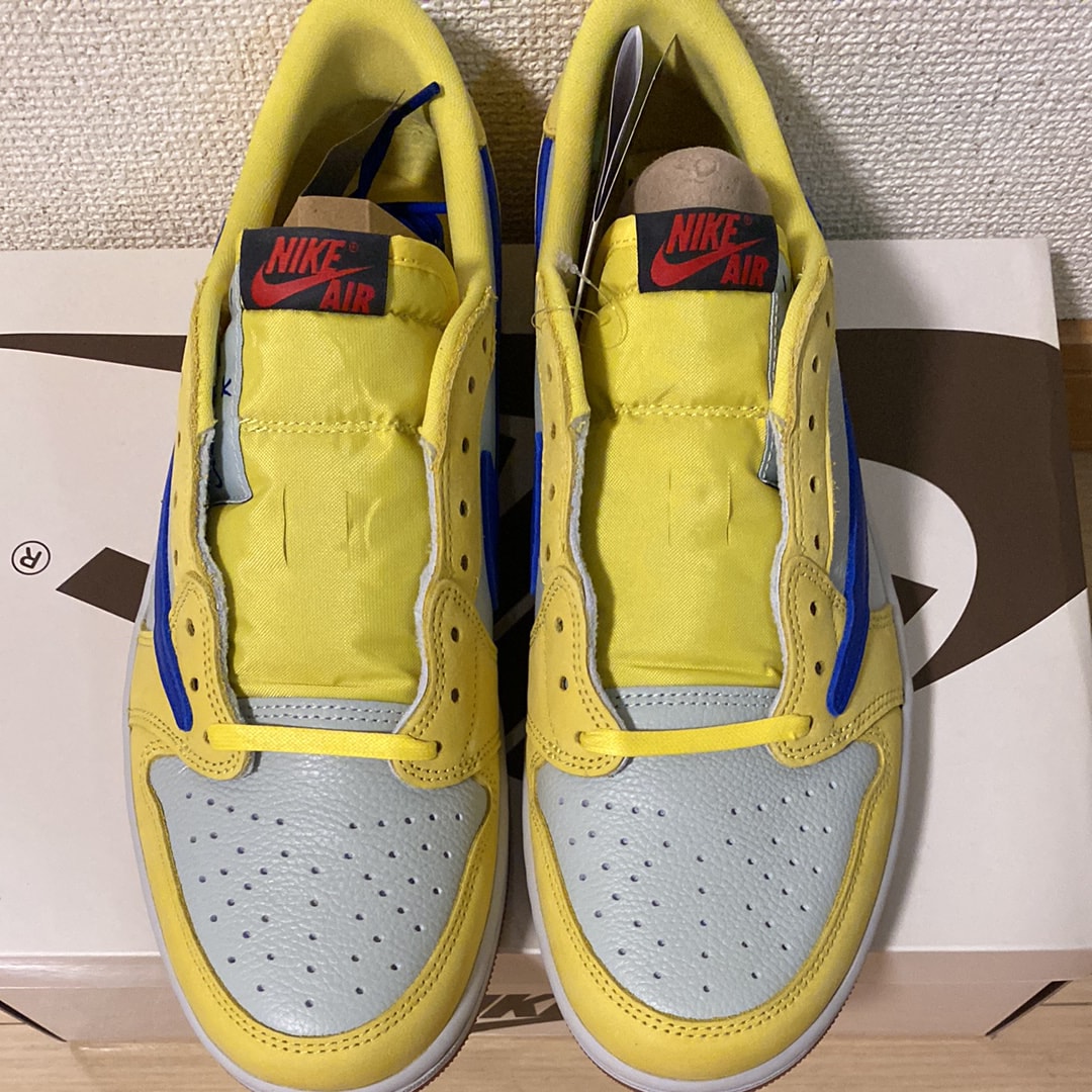 Travis Scott × Nike Women's Air Jordan 1 Retro Low OG "Canary"