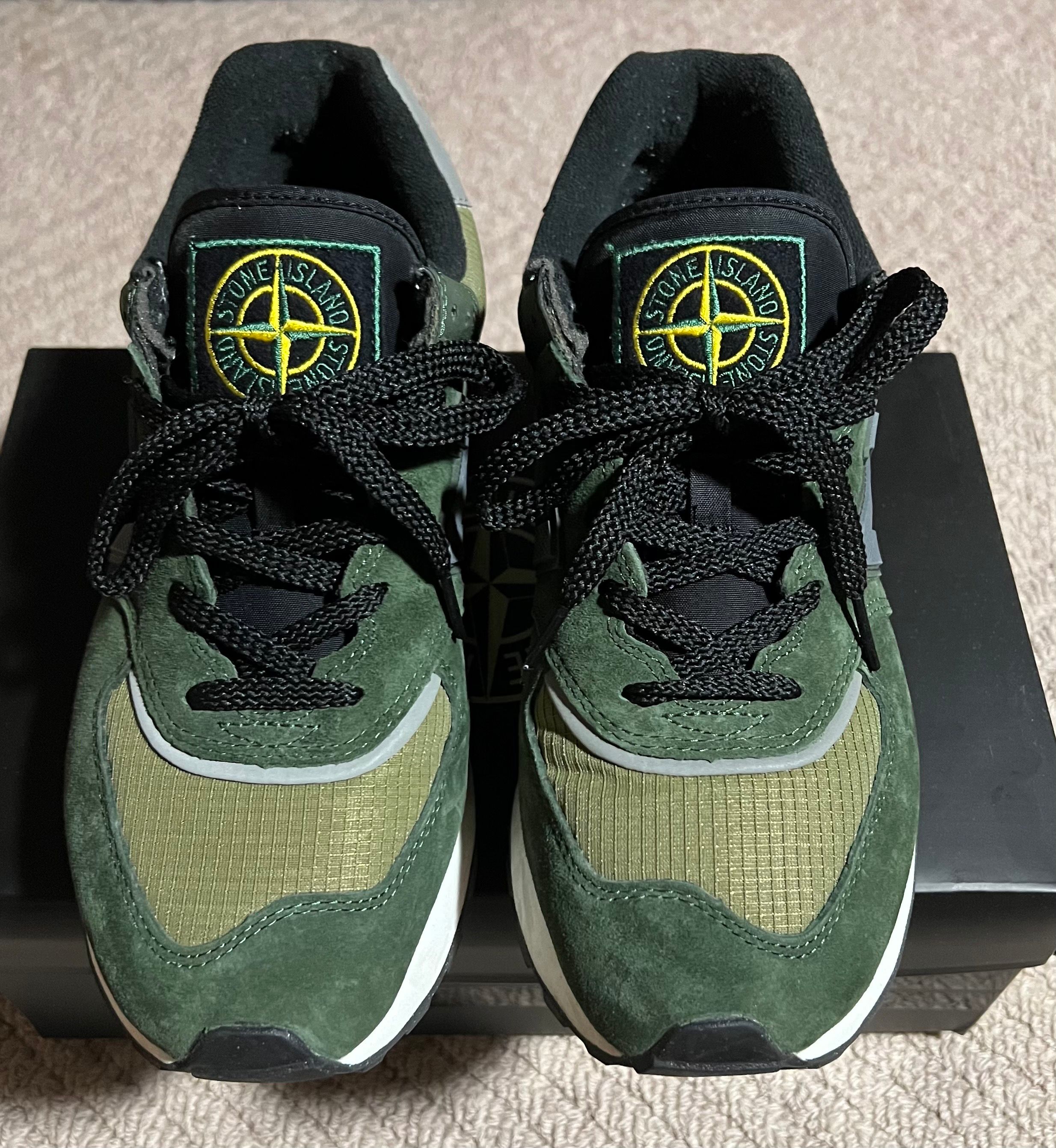 Stone Island × New Balance 574 Legacy "Dark Green"