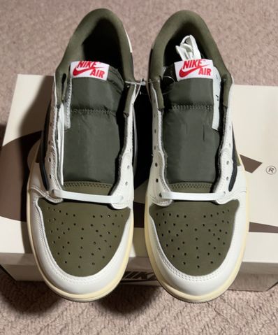 Travis Scott × Nike Air Jordan 1 Low OG SP "Reverse Olive"