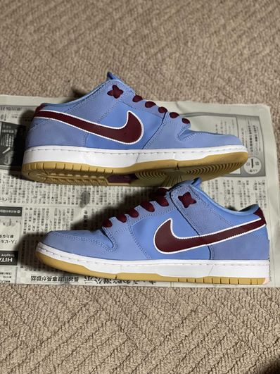 Nike SB Dunk Low Pro "Philadelphia Phillies/Valor Blue and Team Maroon"