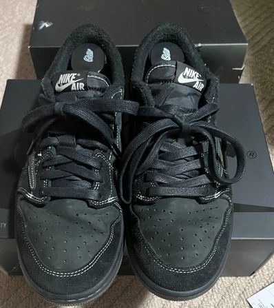 Travis Scott × Nike Air Jordan 1 Low OG SP "Black Phantom"