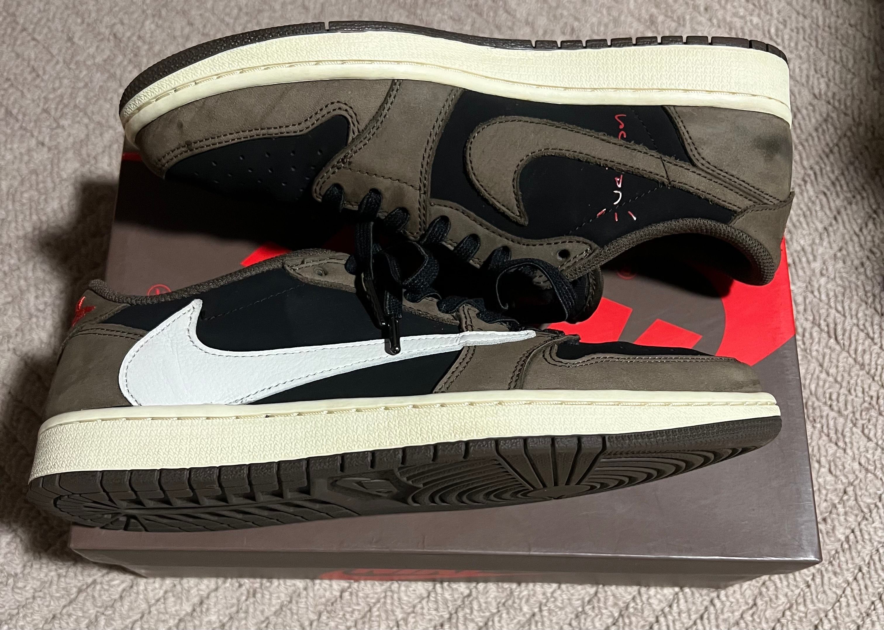 Travis Scott × Nike Air Jordan 1 Low OG SP-T "Black/Dark Mocha"