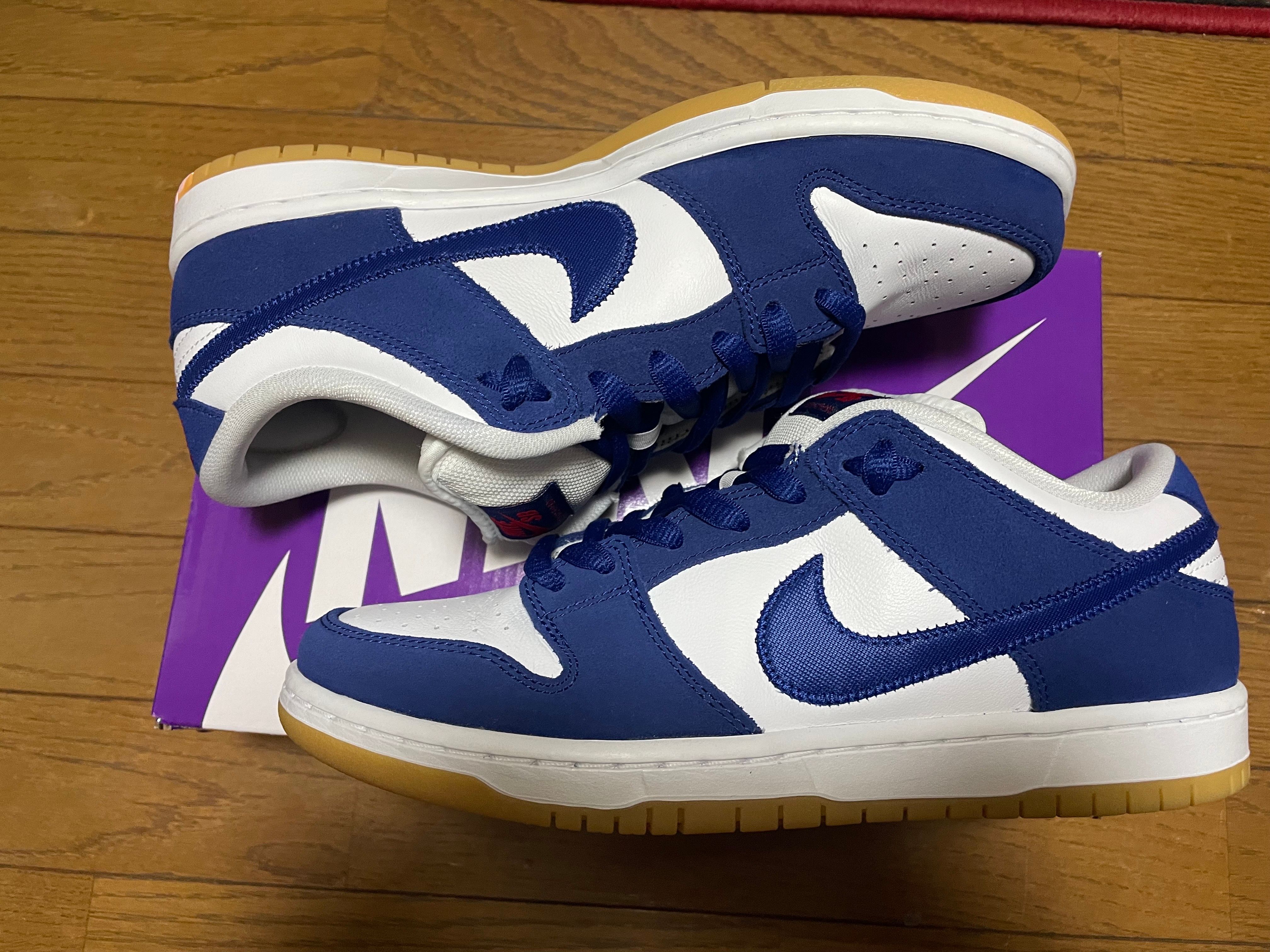 Nike SB Dunk Low "Los Angeles Dodgers/Deep Royal Blue"