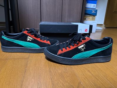 Puma Clyde MIJ RC GS "Black/A.Green"