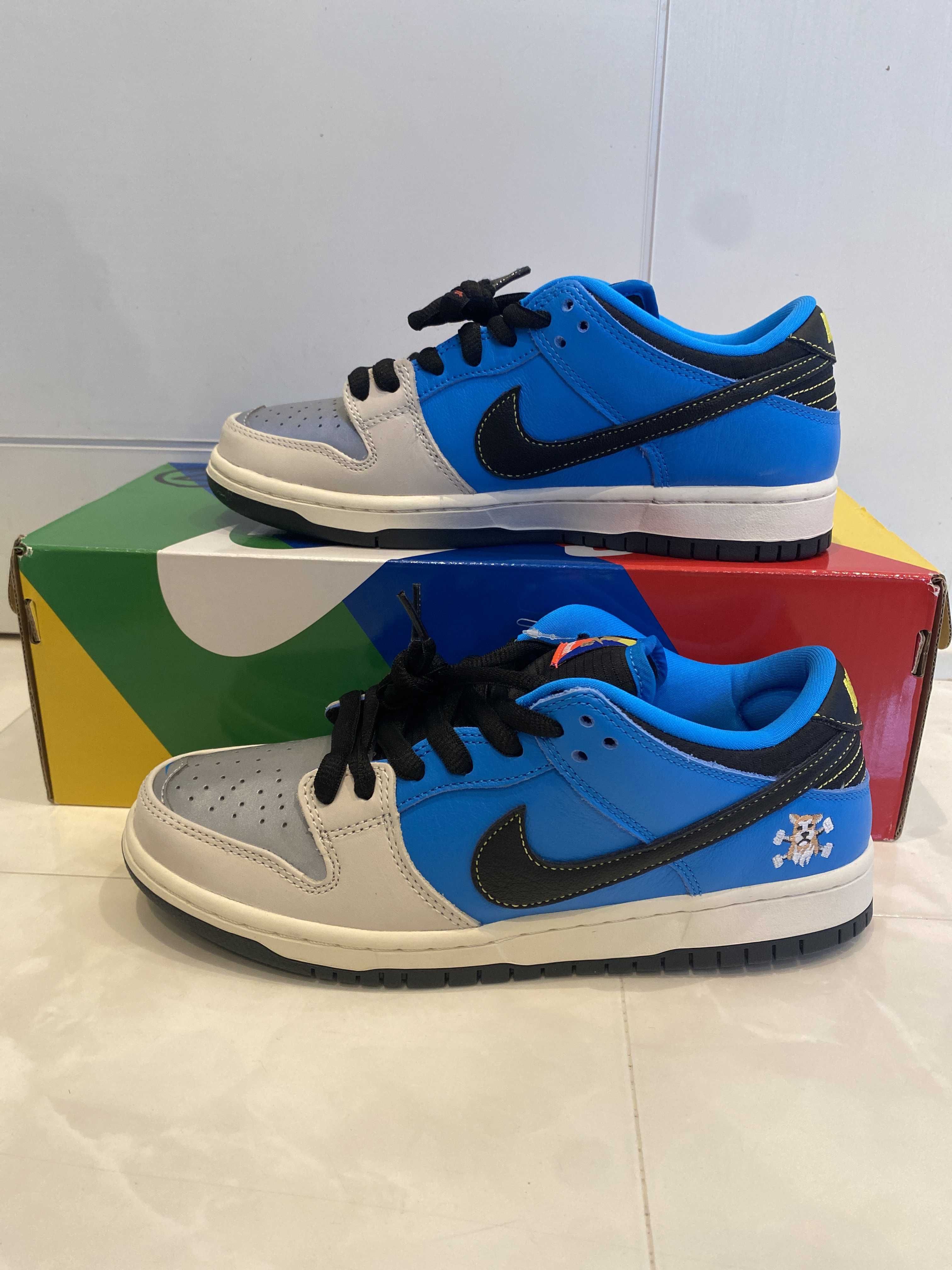 Instant Skateboards × Nike SB Dunk Low "Blue Hero"