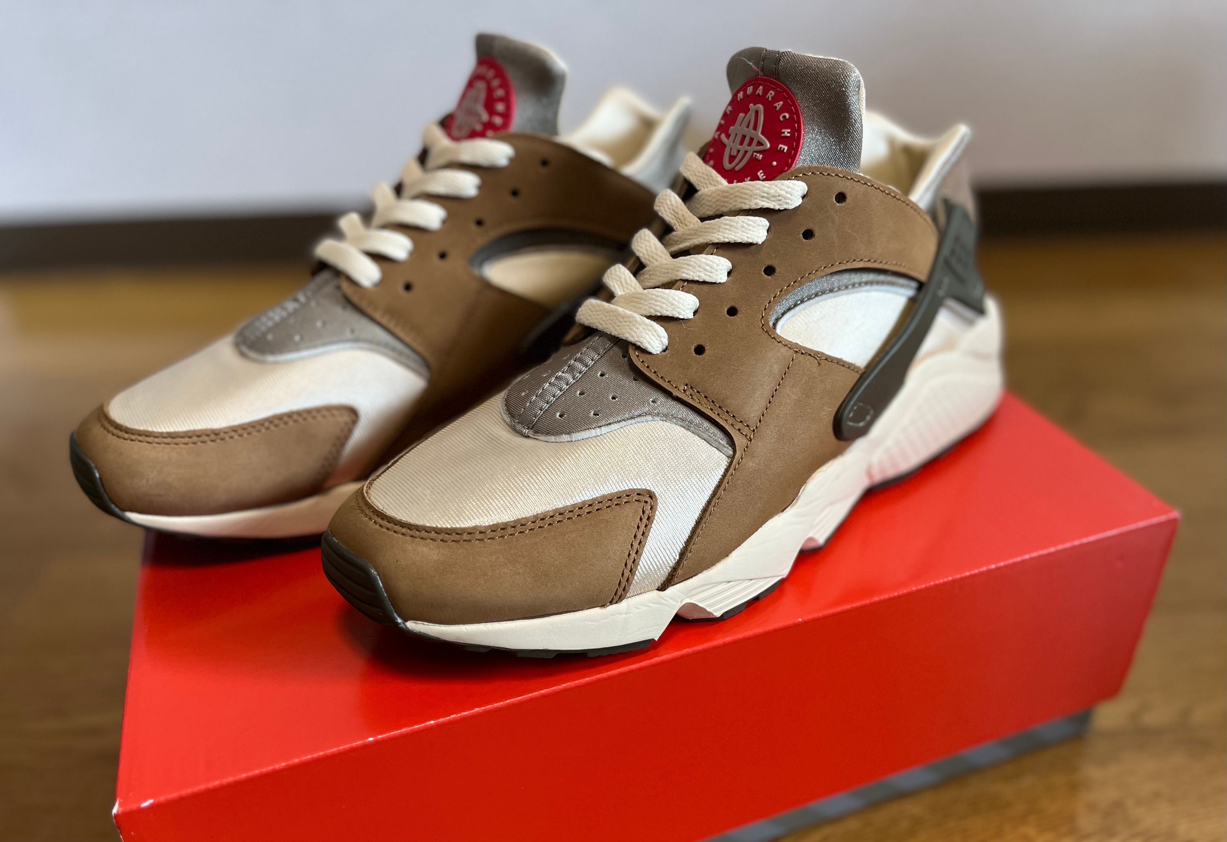 Stussy × Nike Air Huarache "Desert Oak"