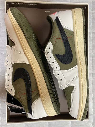Travis Scott × Nike Air Jordan 1 Low OG SP "Reverse Olive"