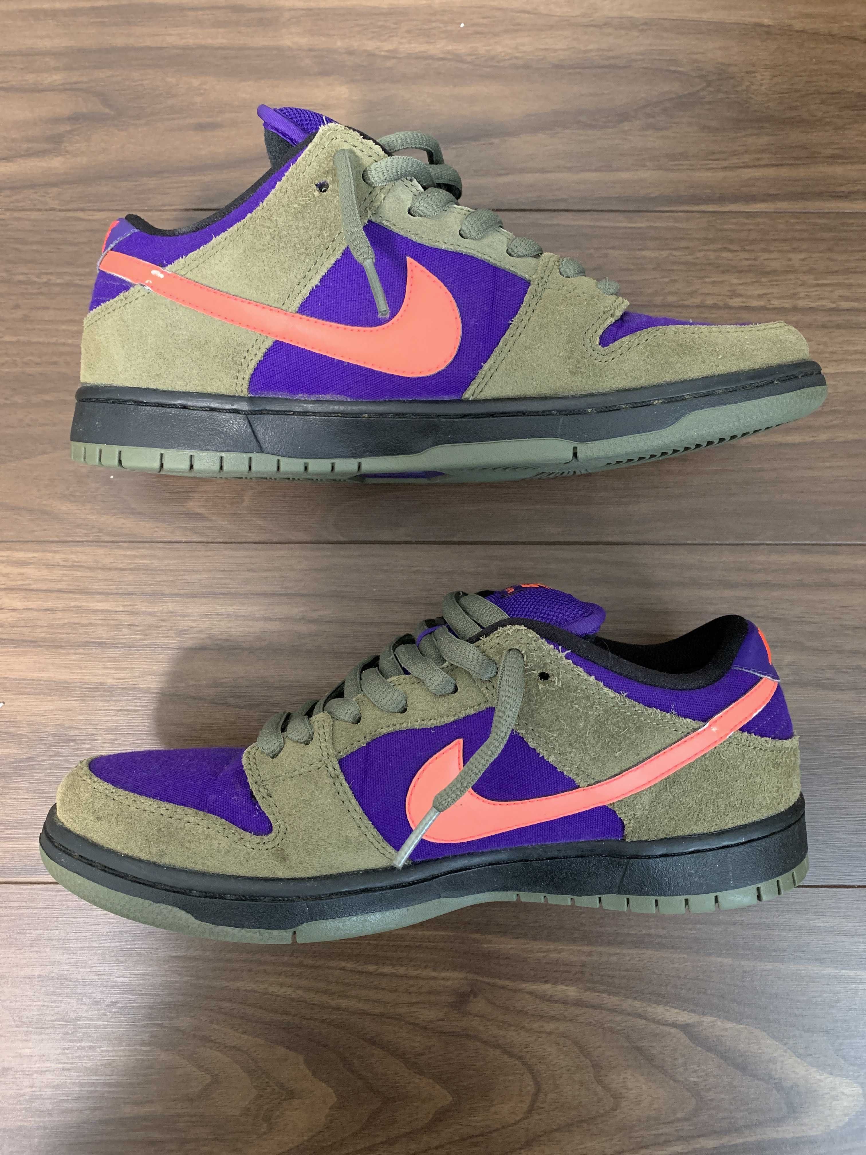 Nike SB Dunk Low Pro "Olive/Atomic Red"