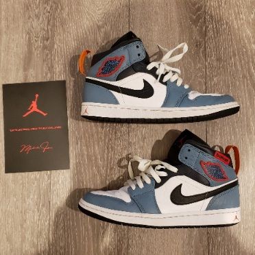 FACETASM × Nike Air Jordan 1 Mid "White/Navy"