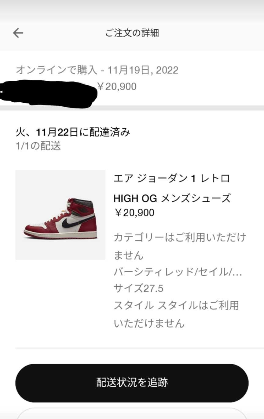 Nike Air Jordan 1 High OG "Lost & Found/Chicago"