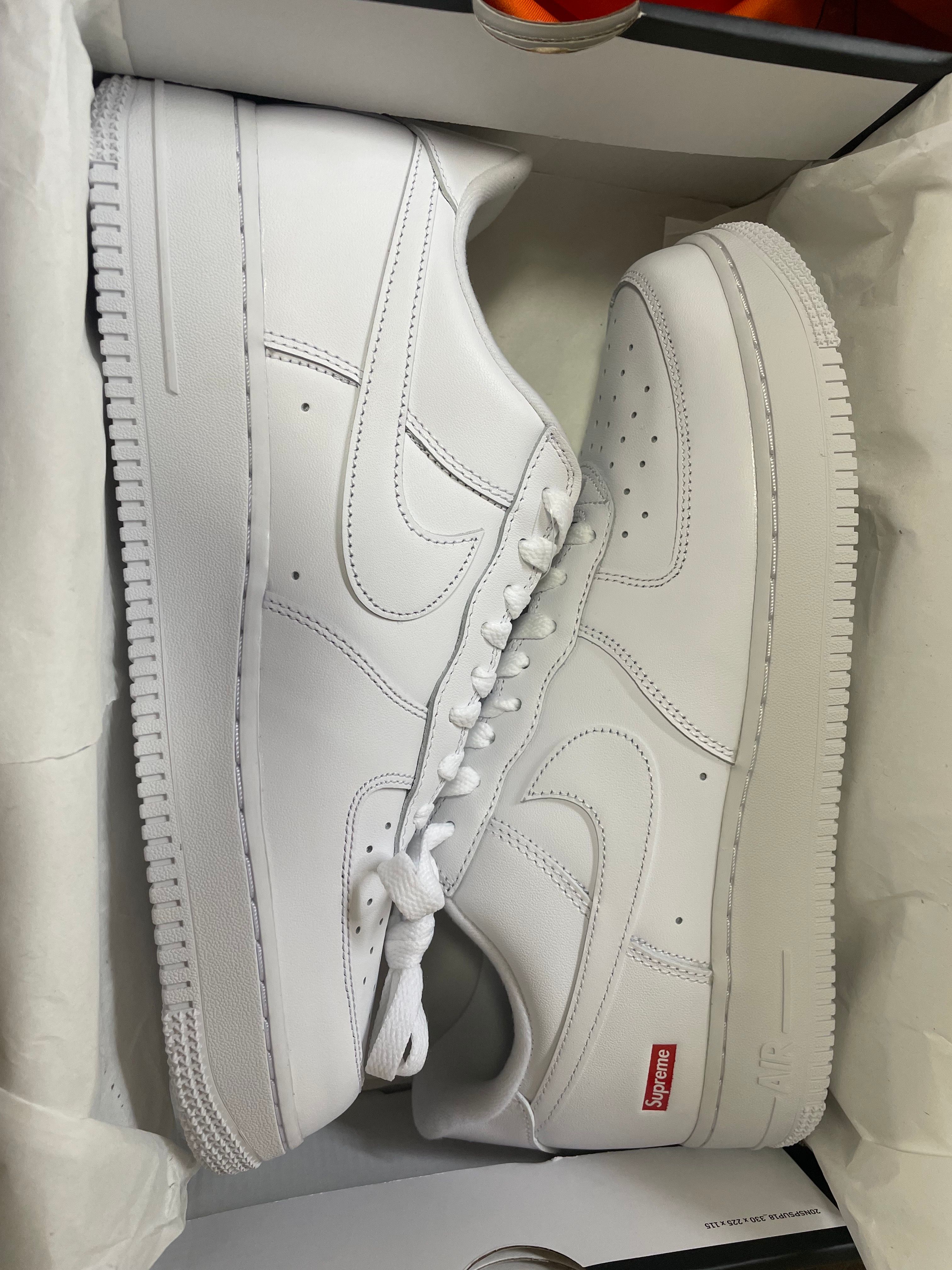 Supreme × Nike Air Force 1 Low "White"
