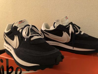 Fragment × sacai × Nike LD Waffle "Blackended Blue"