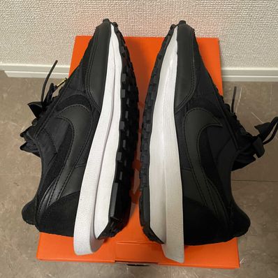 sacai × Nike LDV Waffle "Triple Black"