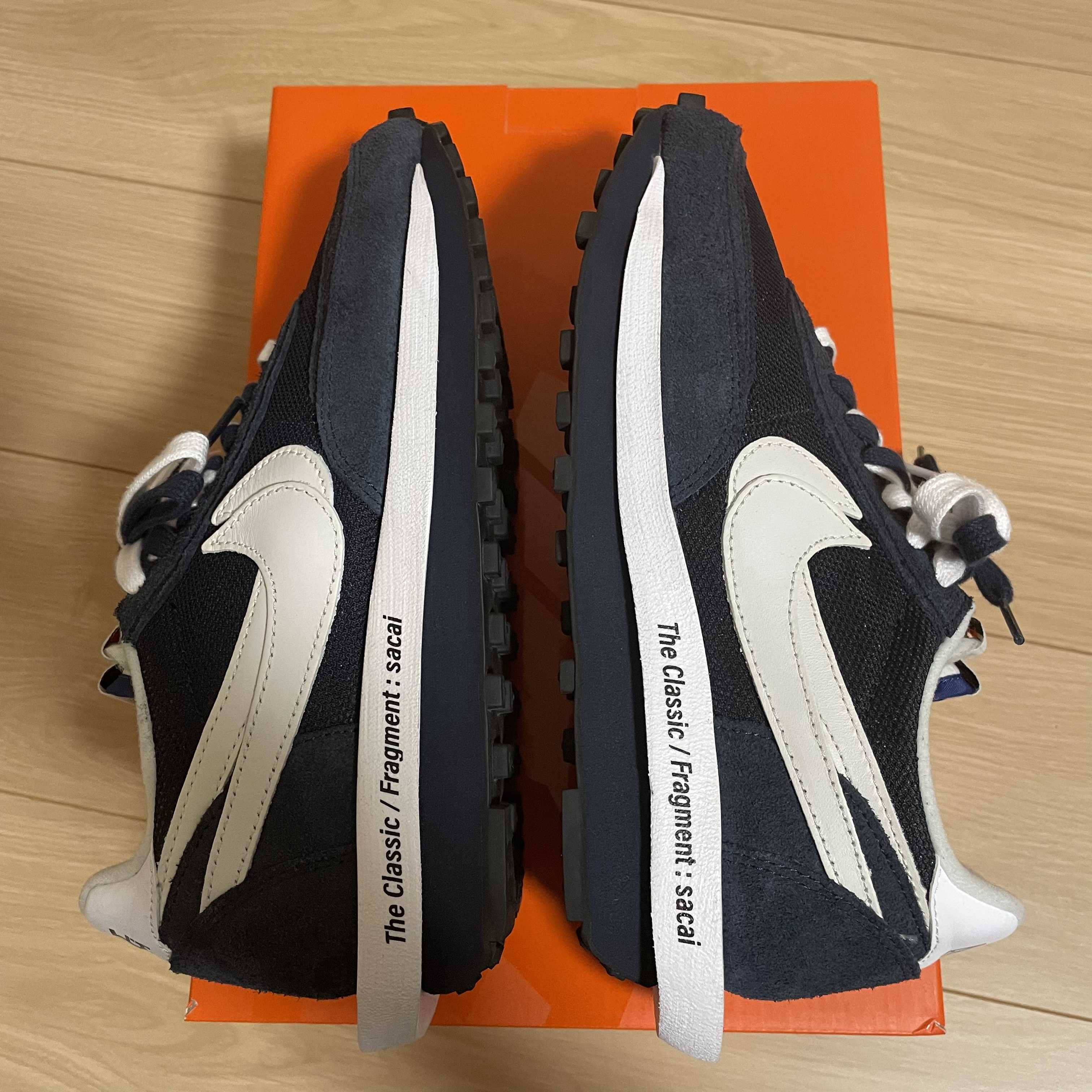 Fragment × sacai × Nike LD Waffle "Blackended Blue"