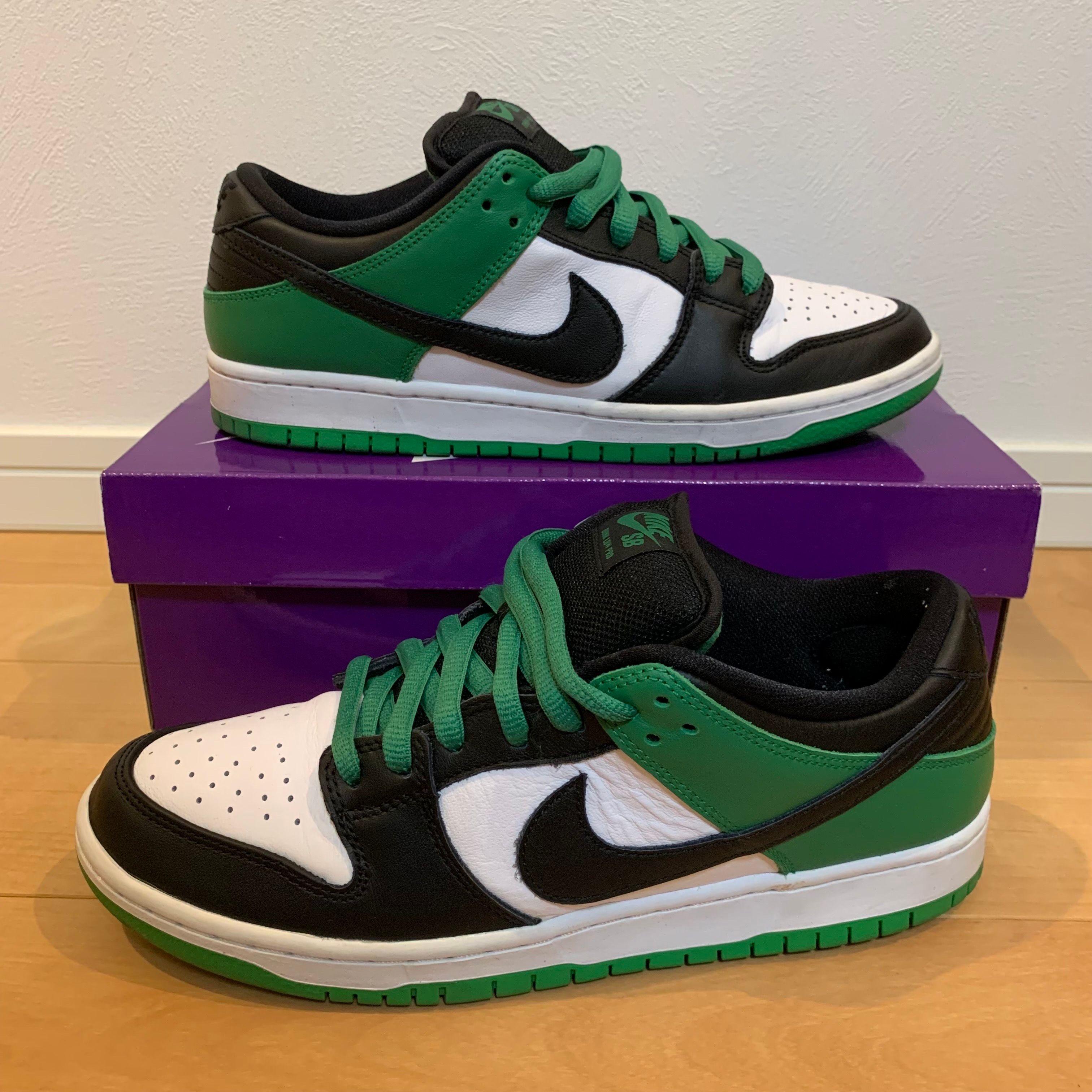 Nike SB Dunk Low Pro "Black and Classic Green"