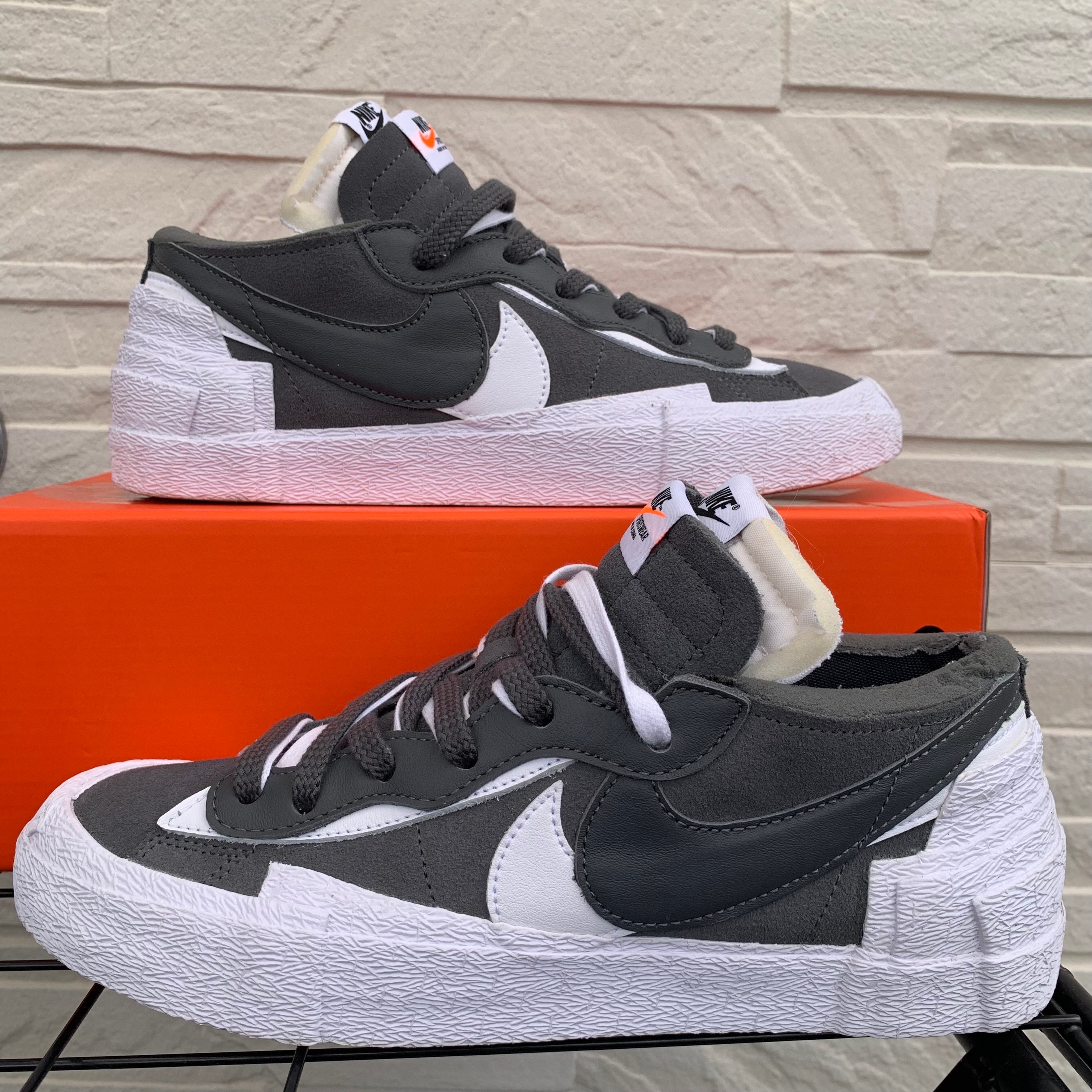 Sacai × Nike Blazer Low "Iron Grey"