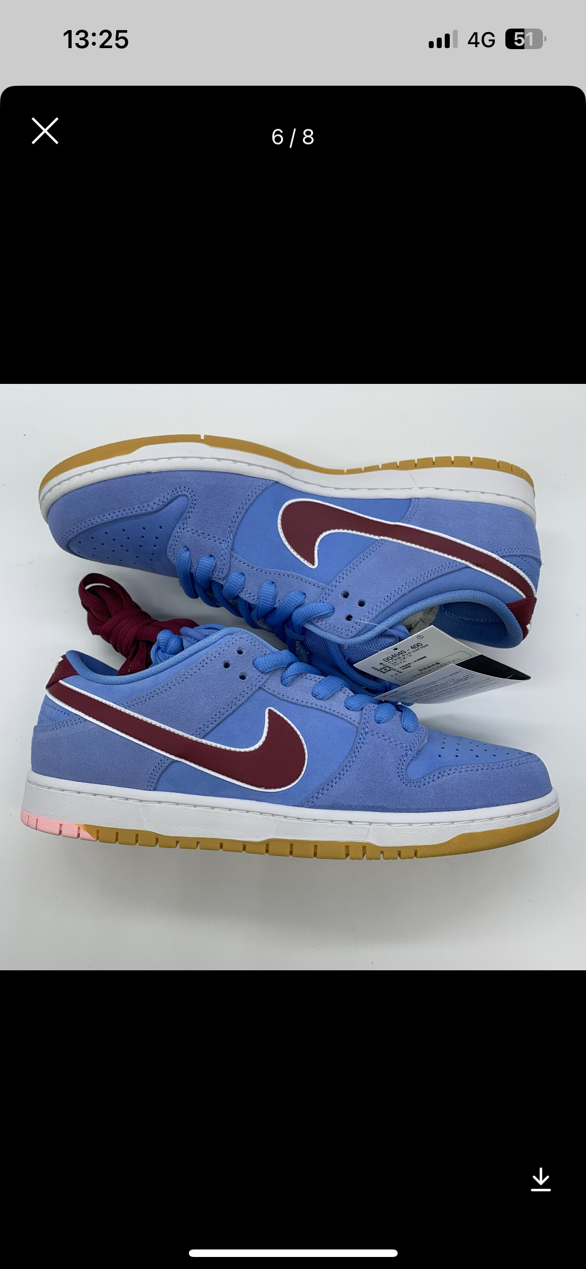 Nike SB Dunk Low Pro "Philadelphia Phillies/Valor Blue and Team Maroon"