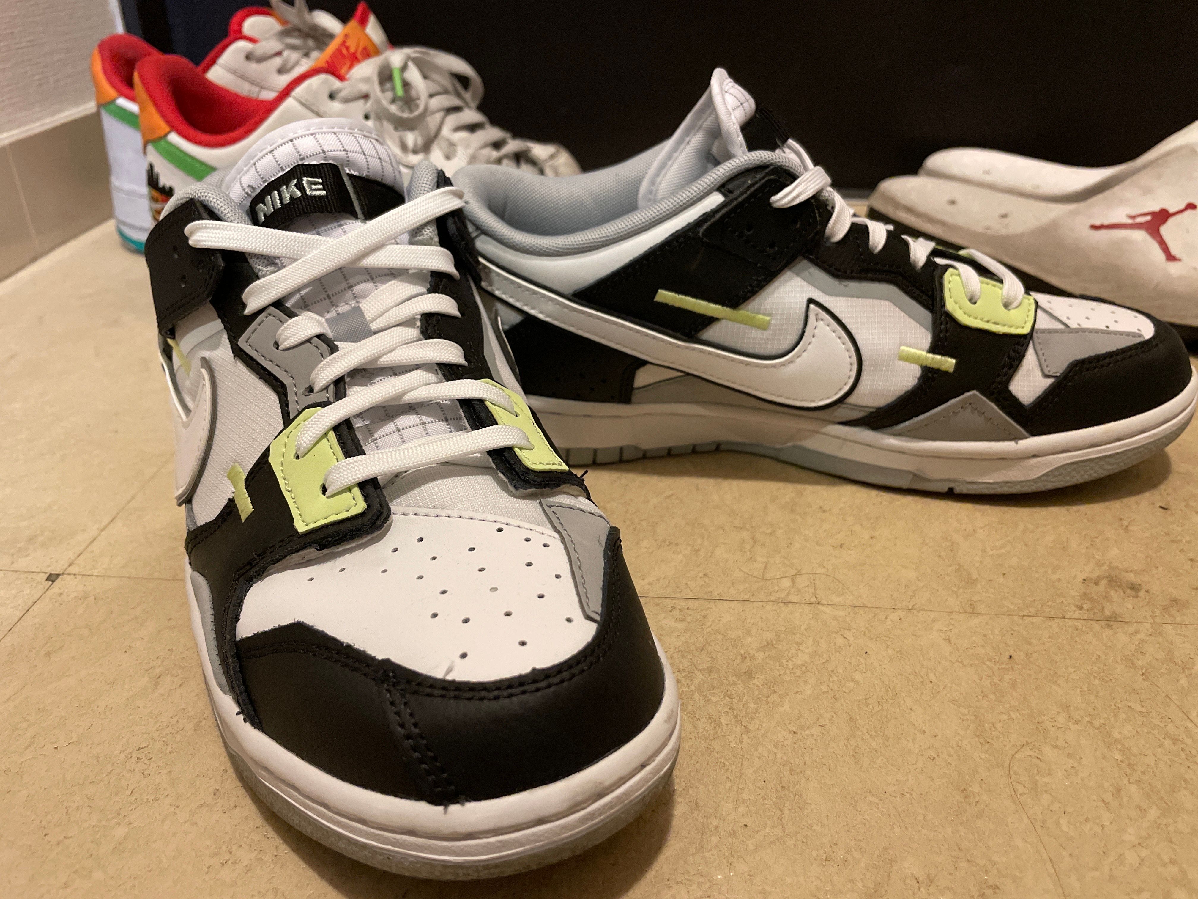 Nike Dunk Low Scrap "Black/White/Light Lemon Twist"