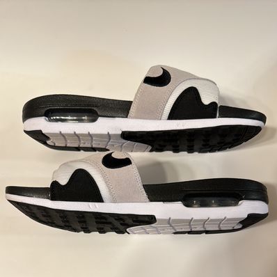 Nike Air Max 1 Slide "Light Neutral Grey and Black"