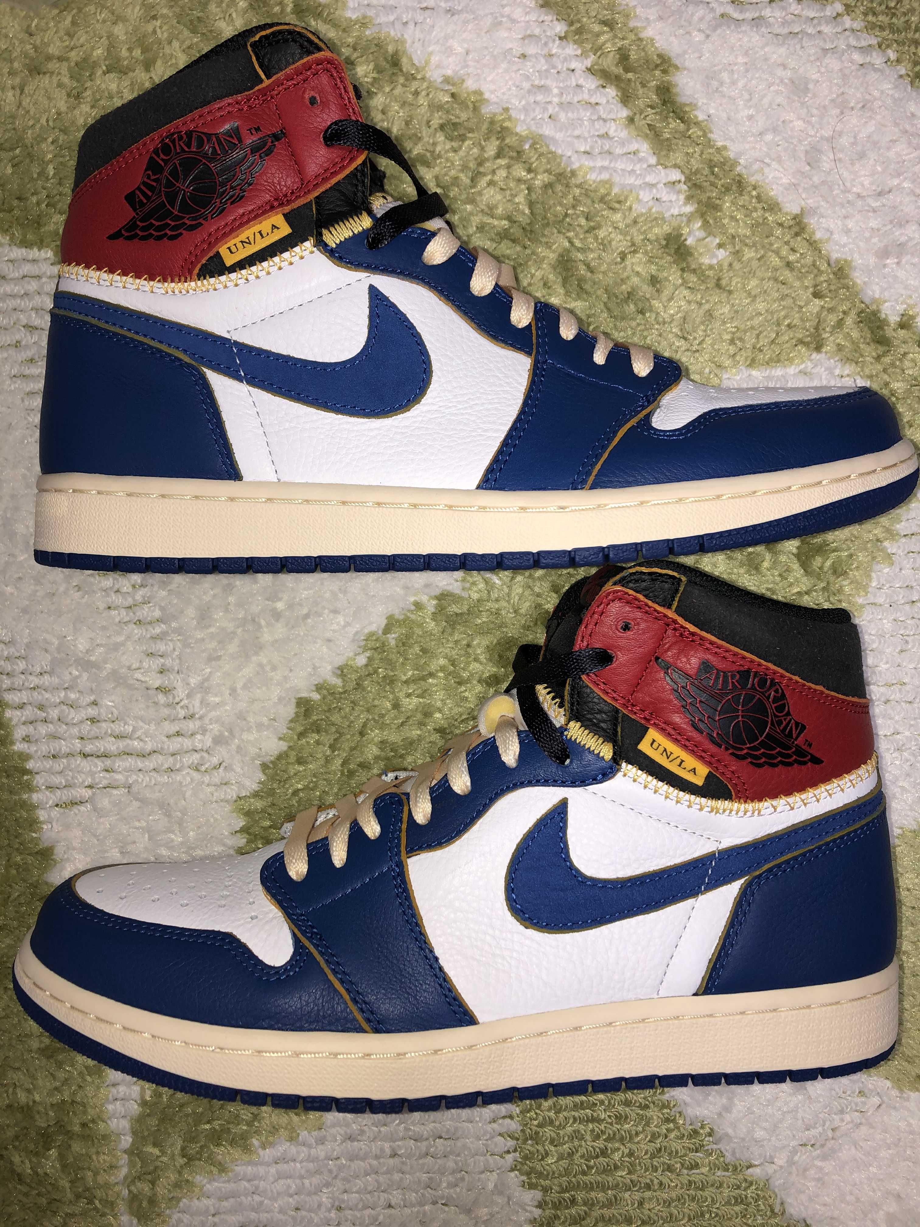 Union × Nike Air Jordan 1 Retro High OG NRG "Storm Blue/Varsity Red"