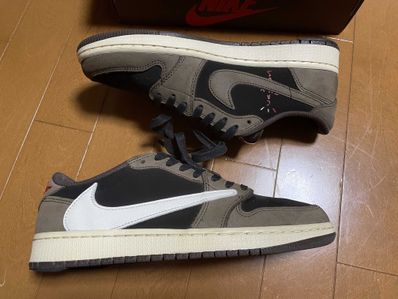 Travis Scott × Nike Air Jordan 1 Low OG SP-T "Black/Dark Mocha"