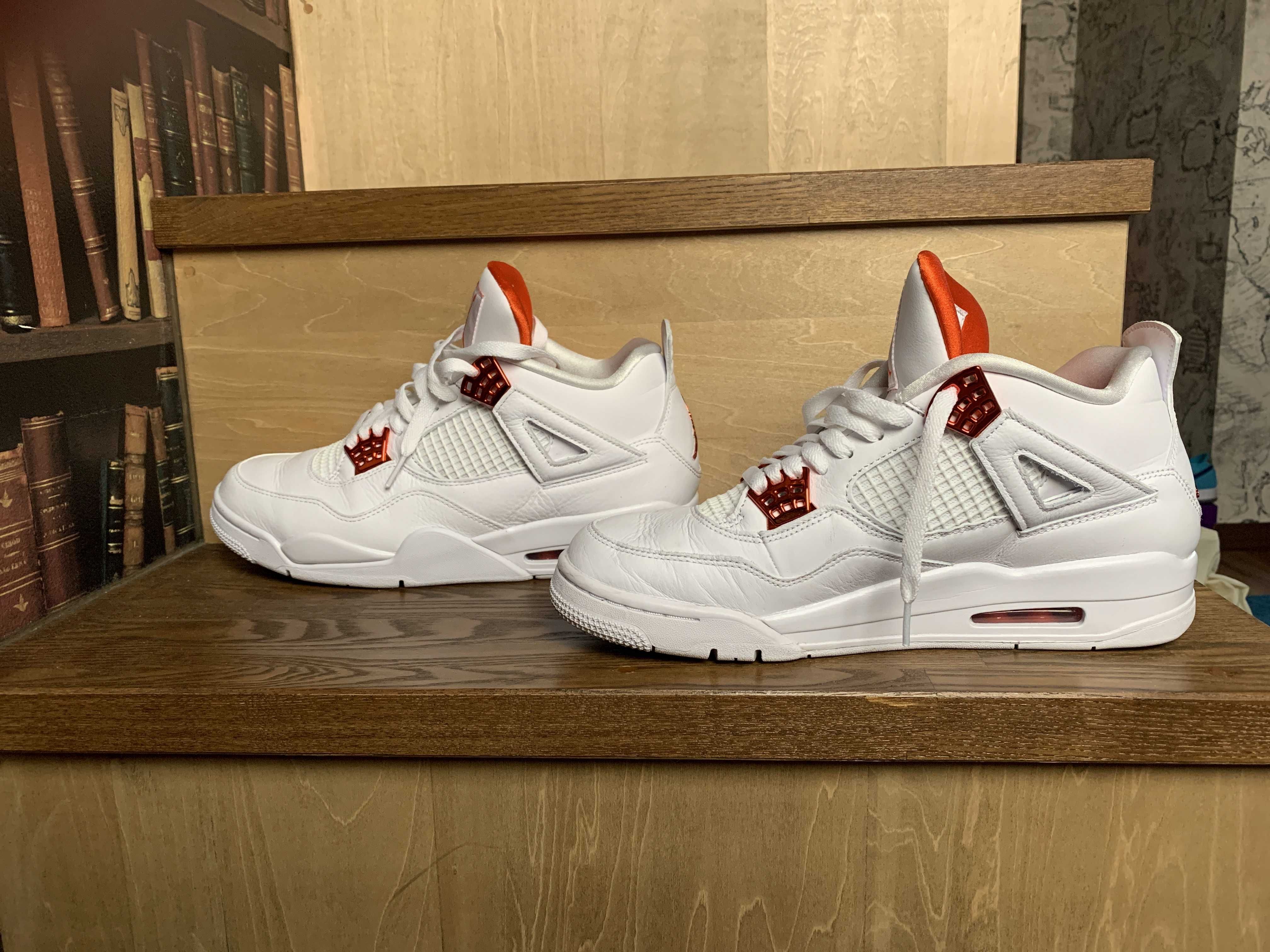 Nike Air Jordan 4 Retro "White/Team Orange"