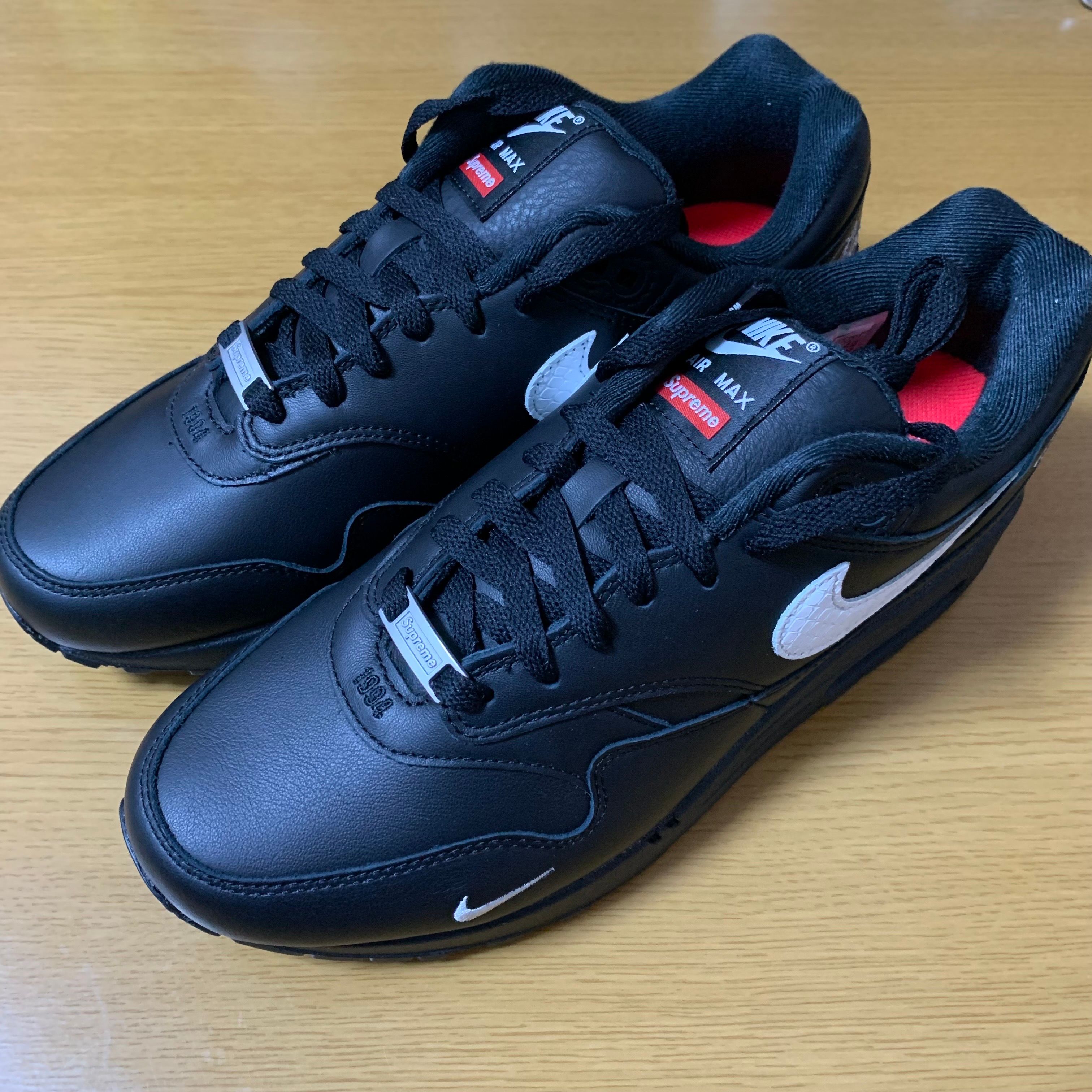 Supreme × Nike Air Max 1 '87 SP "Black" (25SS Week4)