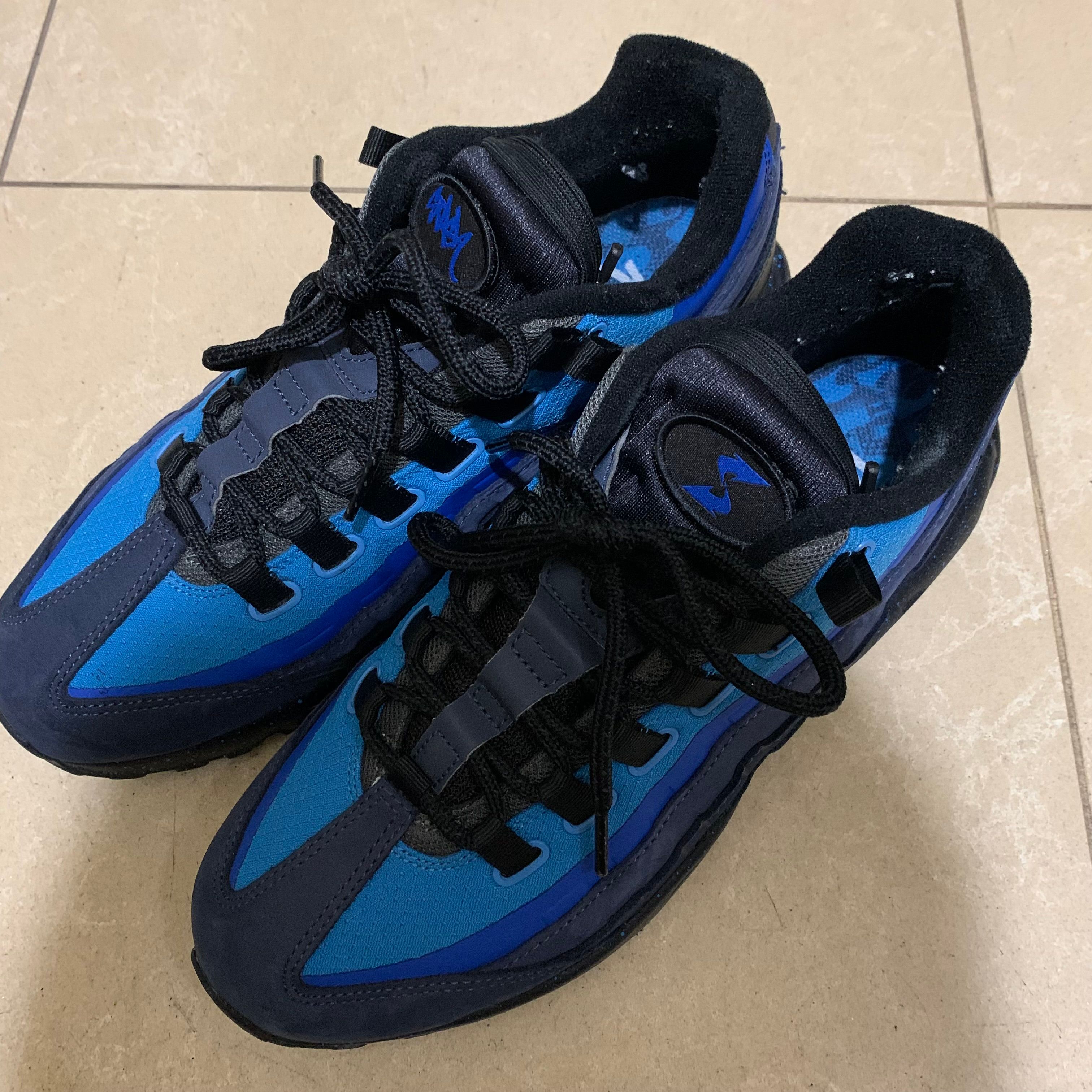 Stash × Nike Air Max 95 "Black and Harbor Blue" (2024)