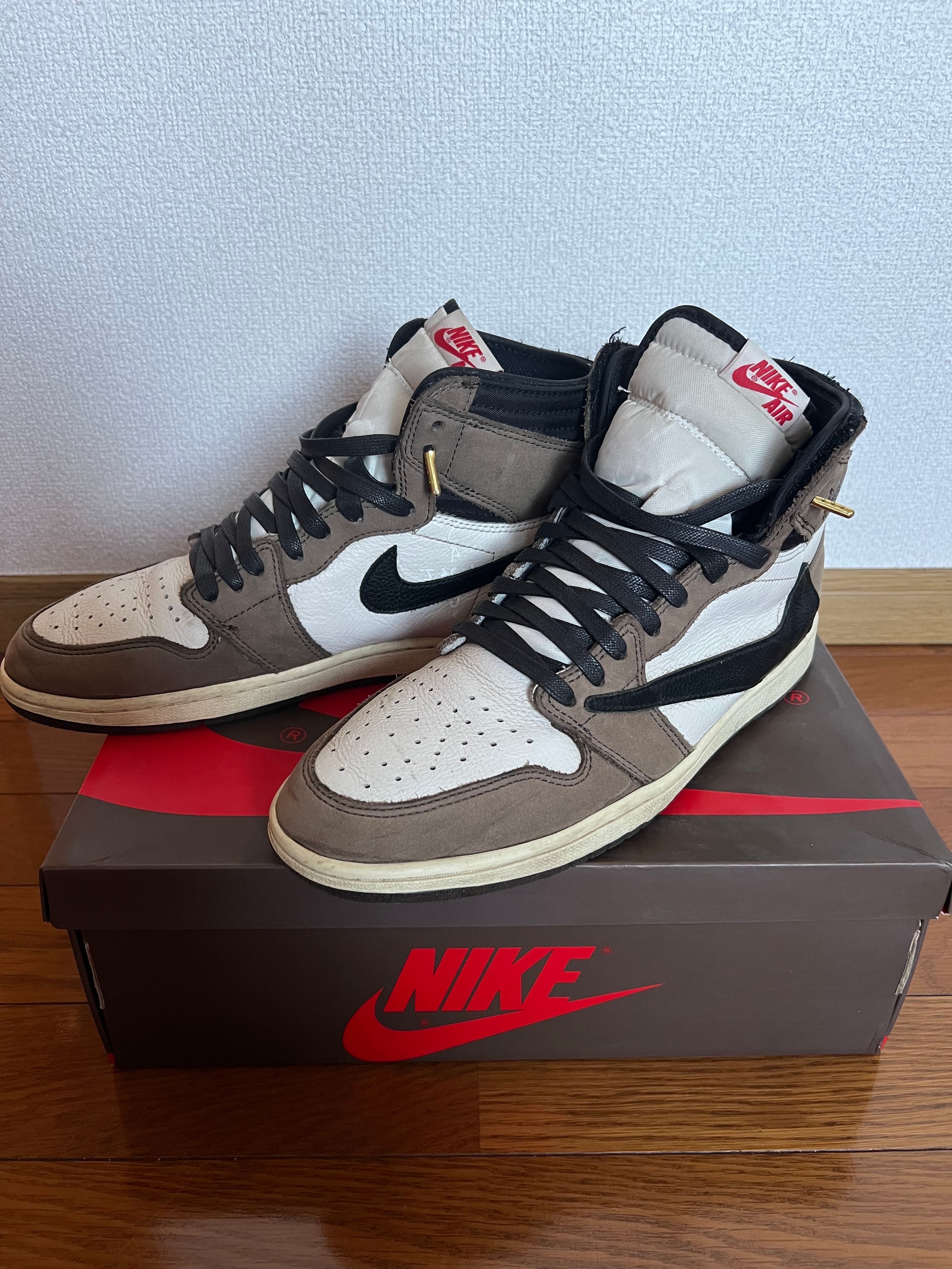 Travis Scott × Nike Air Jordan 1 Retro High OG TS SP "Sail/Dark Mocha"