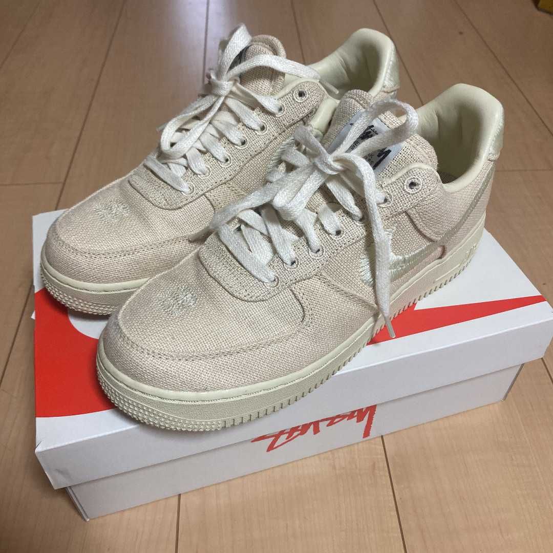 Stussy × Nike Air Force 1 Low "Fossil Stone"