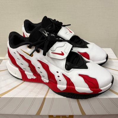 Nike LeBron 21 "Prime 96/White and Fire Red" (HV1221-100/HV1222-100)