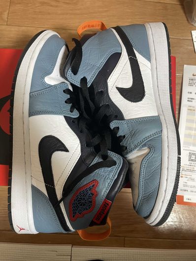 FACETASM × Nike Air Jordan 1 Mid "White/Navy"