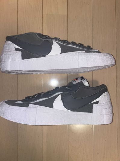 Sacai × Nike Blazer Low "Iron Grey"