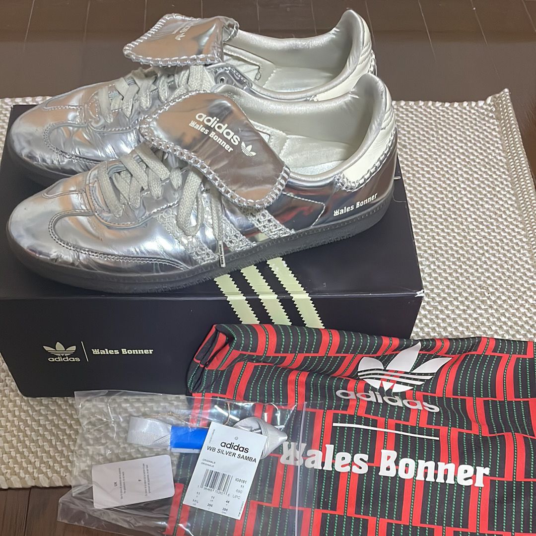 Wales Bonner × adidas Samba "Silver"