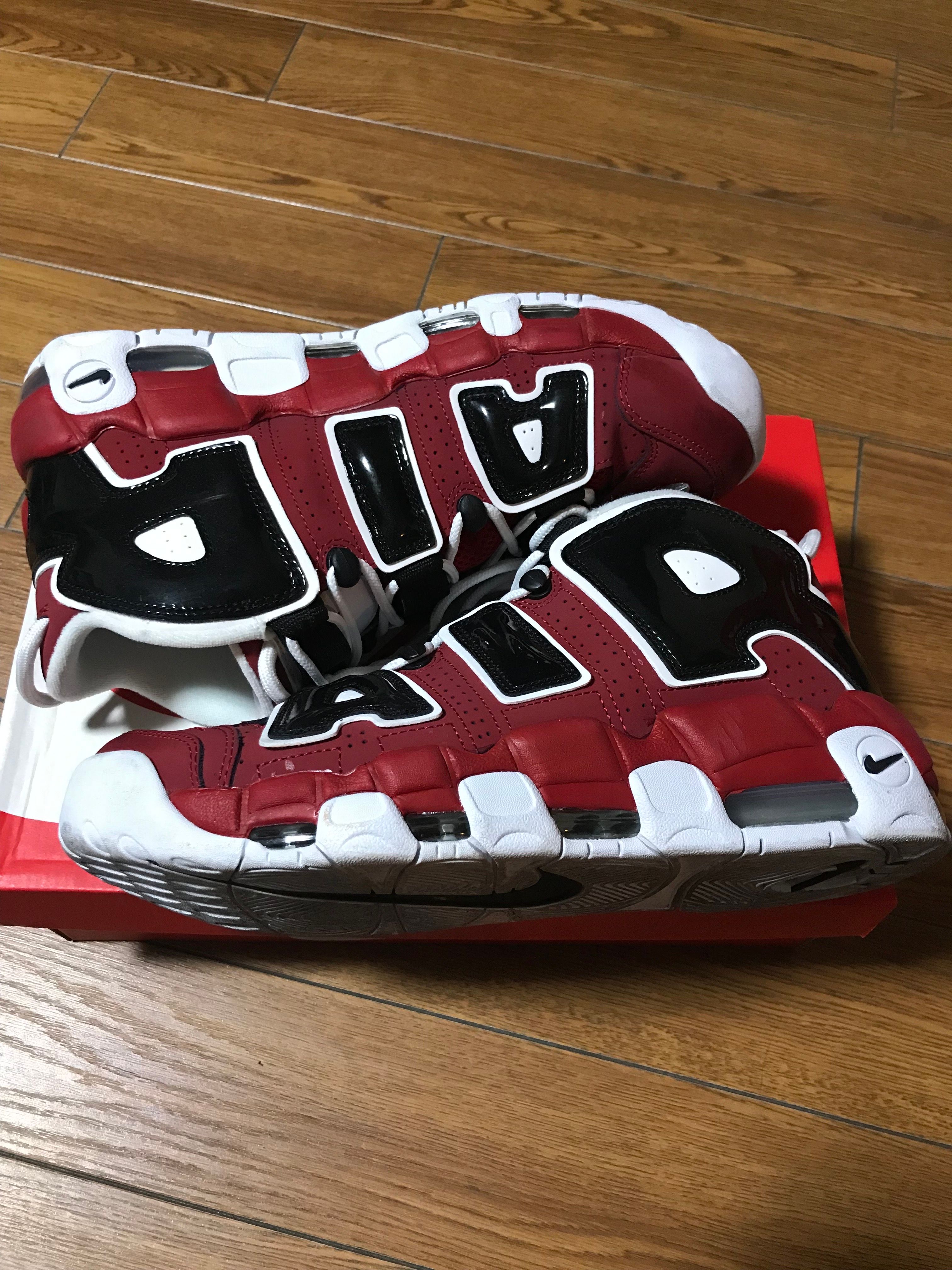 Nike Air More Uptempo ’96 "Black and Varsity Red" (2021)