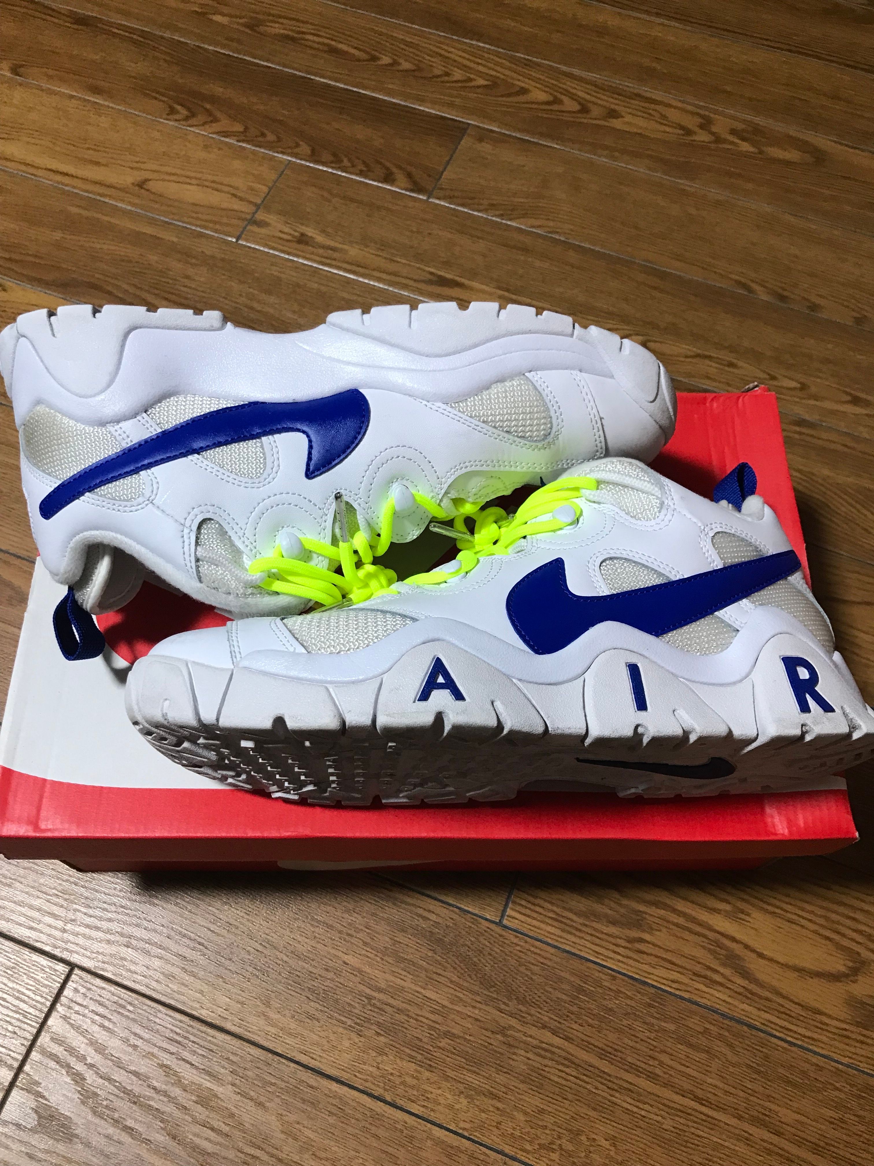 NIKE AIR BARRAGE LOW "WHITE/BLUE"