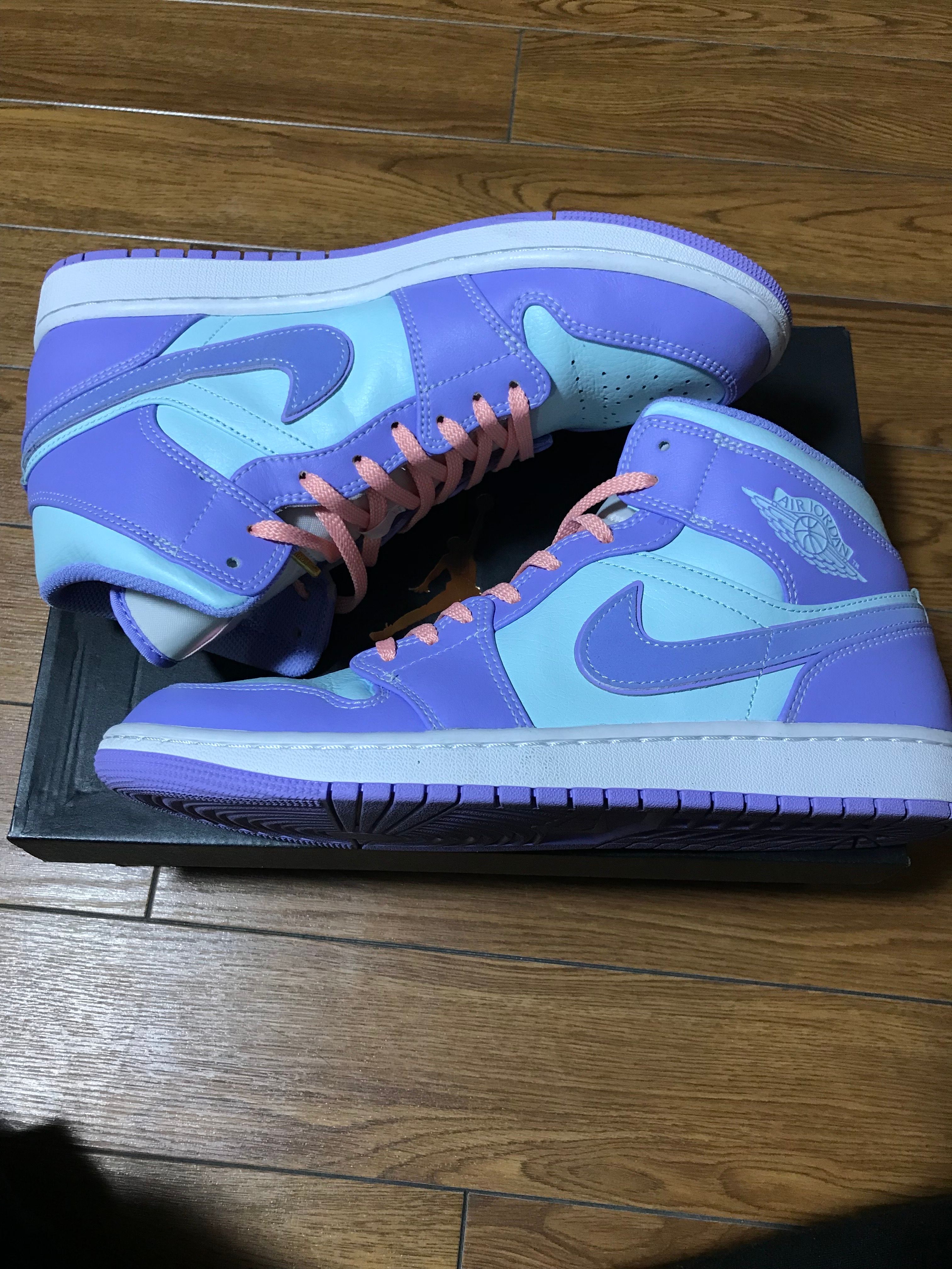 Nike Air Jordan 1 Mid "Purple Aqua"
