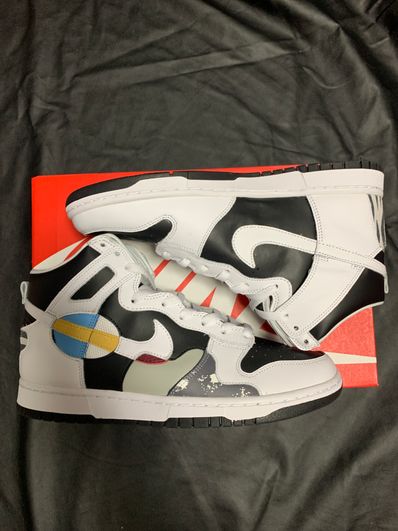 Nike Women's Dunk High "White and Black"