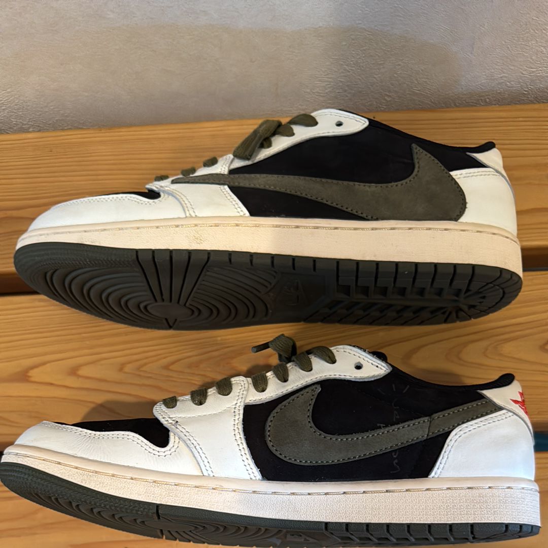 Travis Scott × Nike Women's Air Jordan 1 Low OG "Medium Olive"