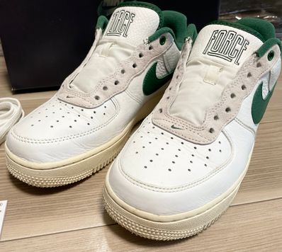 Nike Women's Air Force 1 Low Command Force "Summit White/Gorge Green"