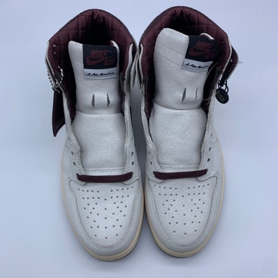A Ma Maniere × Nike Air Jordan 1 Retro High OG "Sail and Burgundy"