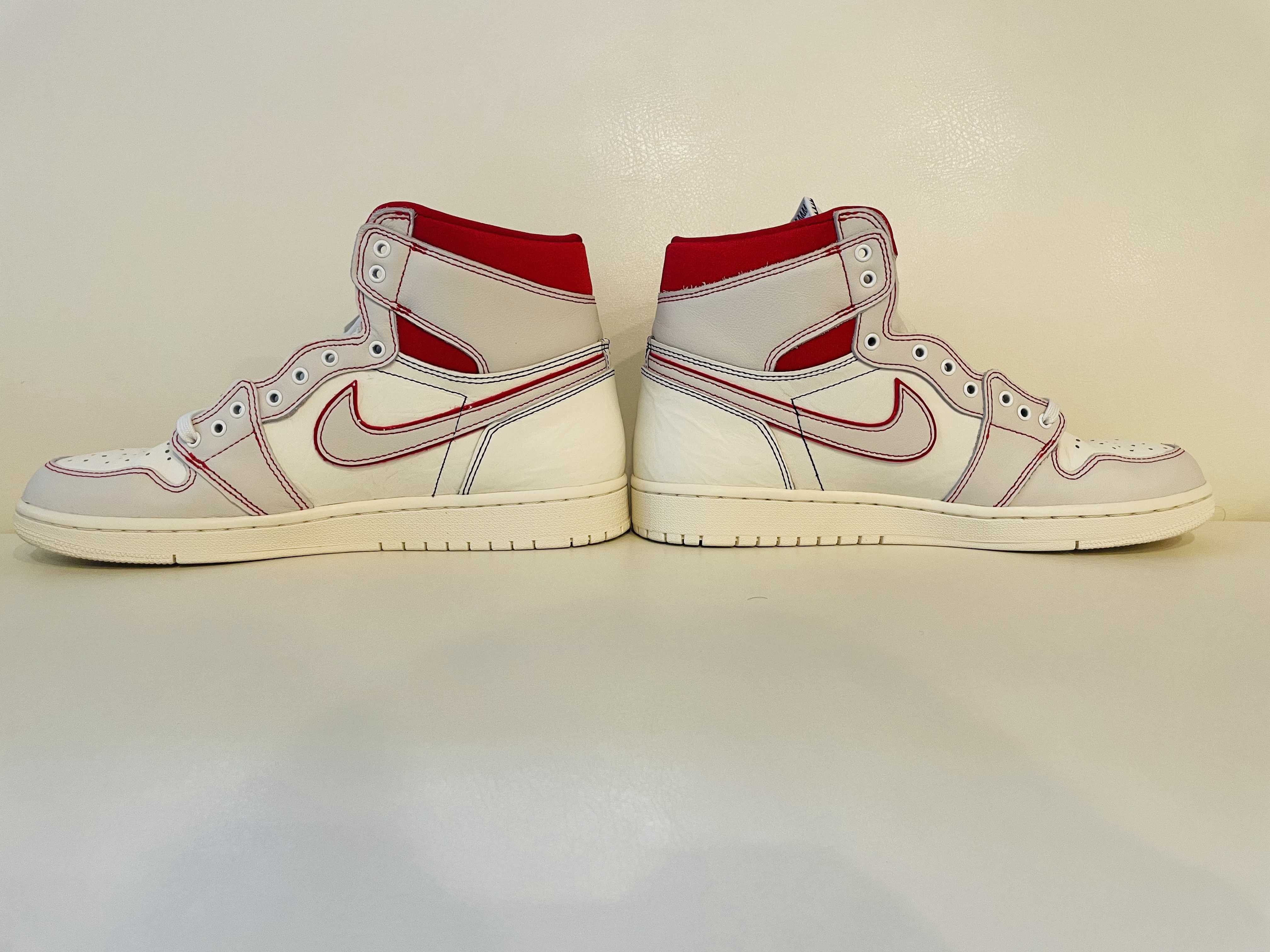 Nike Air Jordan 1 Retro High OG "Sail/University Red"     