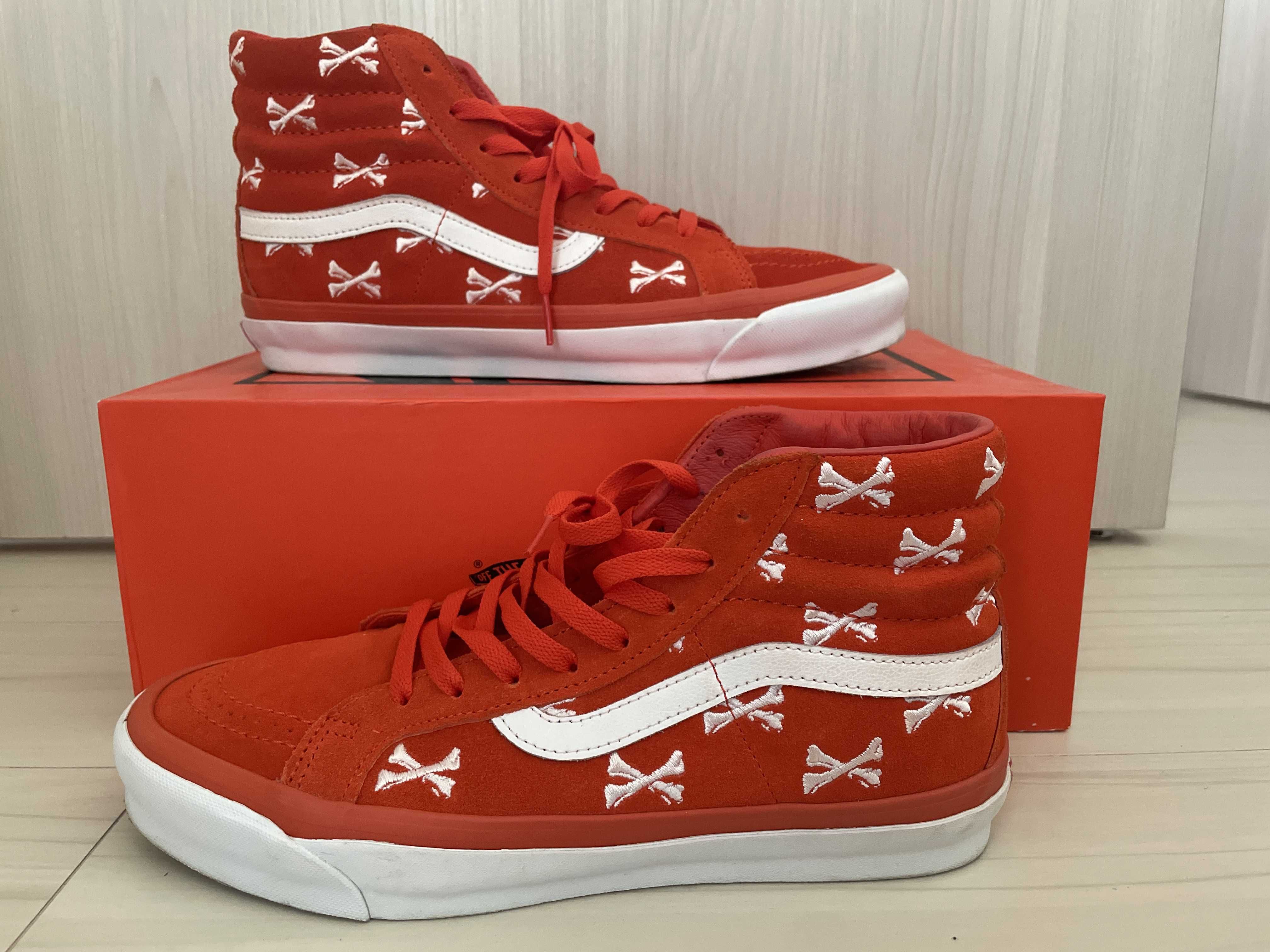 WTAPS × VANS VAULT SK8-HI LX "ORANGE/WHITE"