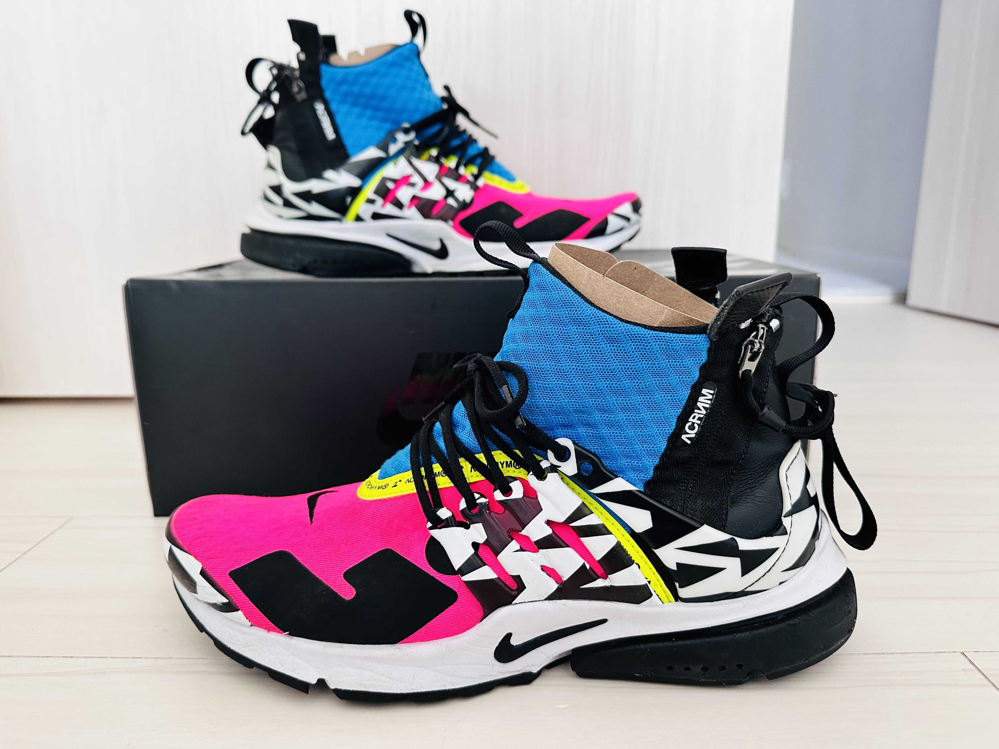 ACRONYM × Nike Air Presto Mid "Hyper Pink"