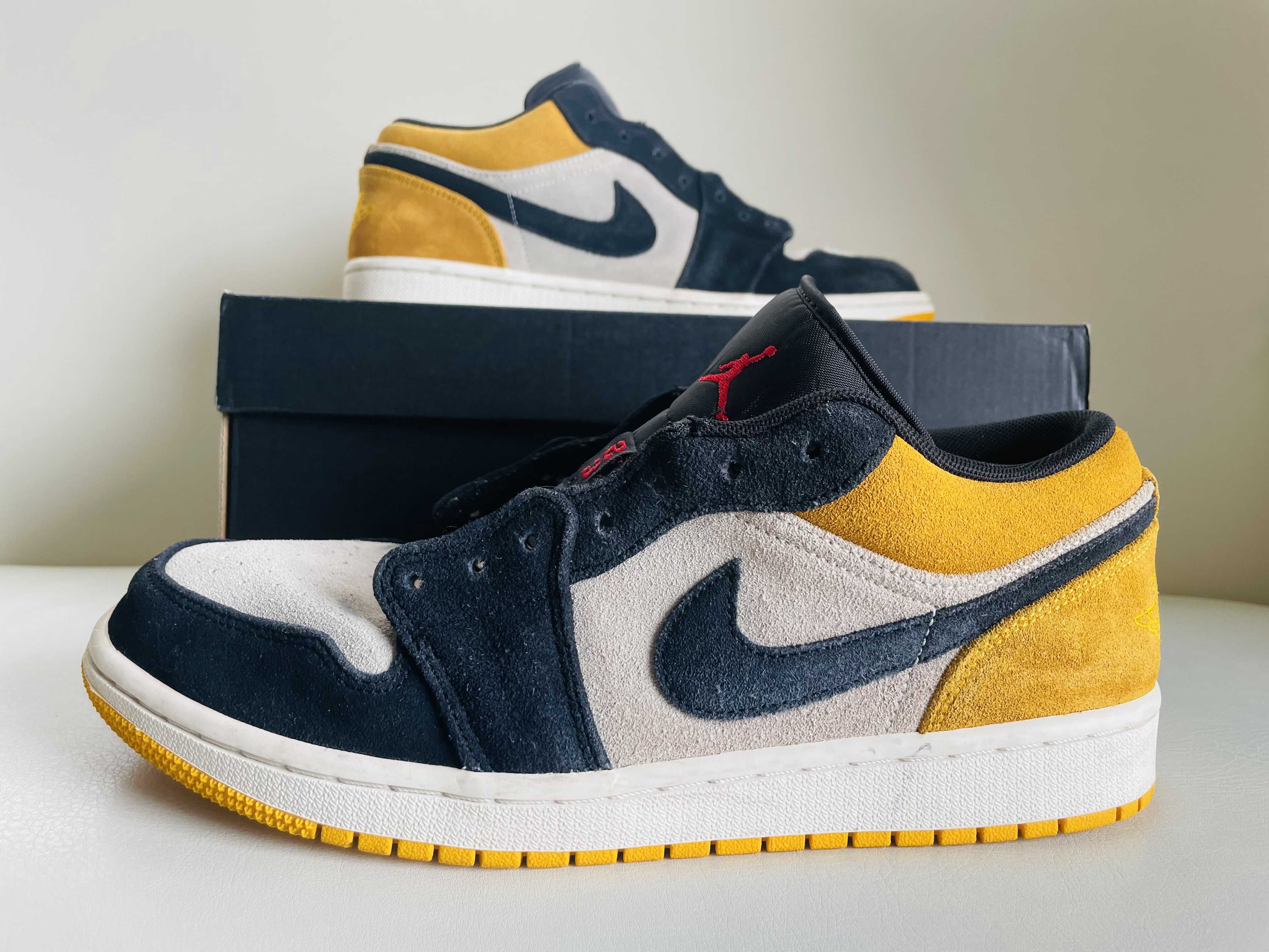 Nike Air Jordan 1 Low "Sail University Gold Black"