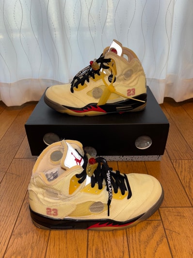 Off-White × Nike Air Jordan 5 "Sail"