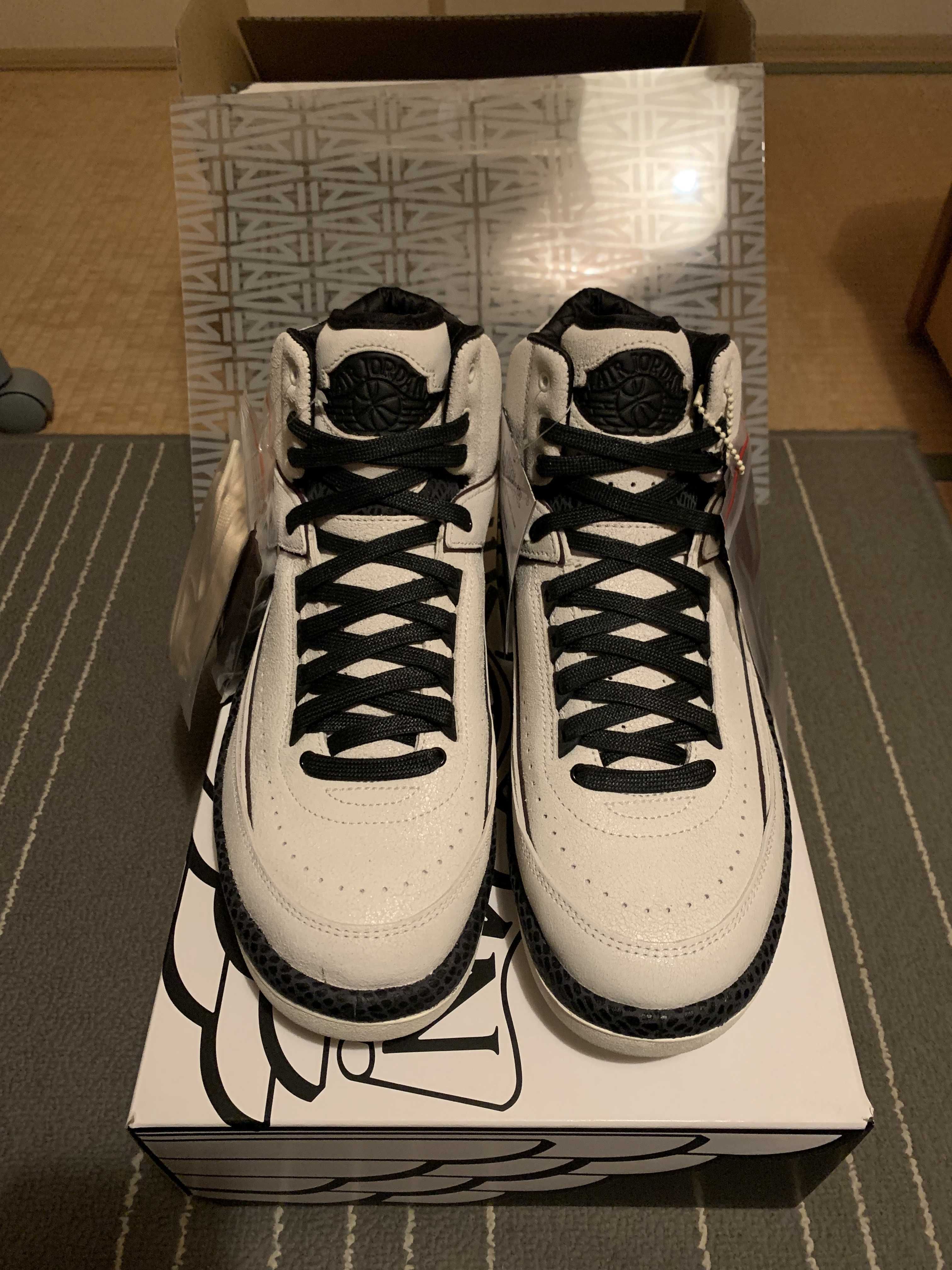 A Ma Maniere × Nike Air Jordan 2 "Airness/Sail and Burgundy"