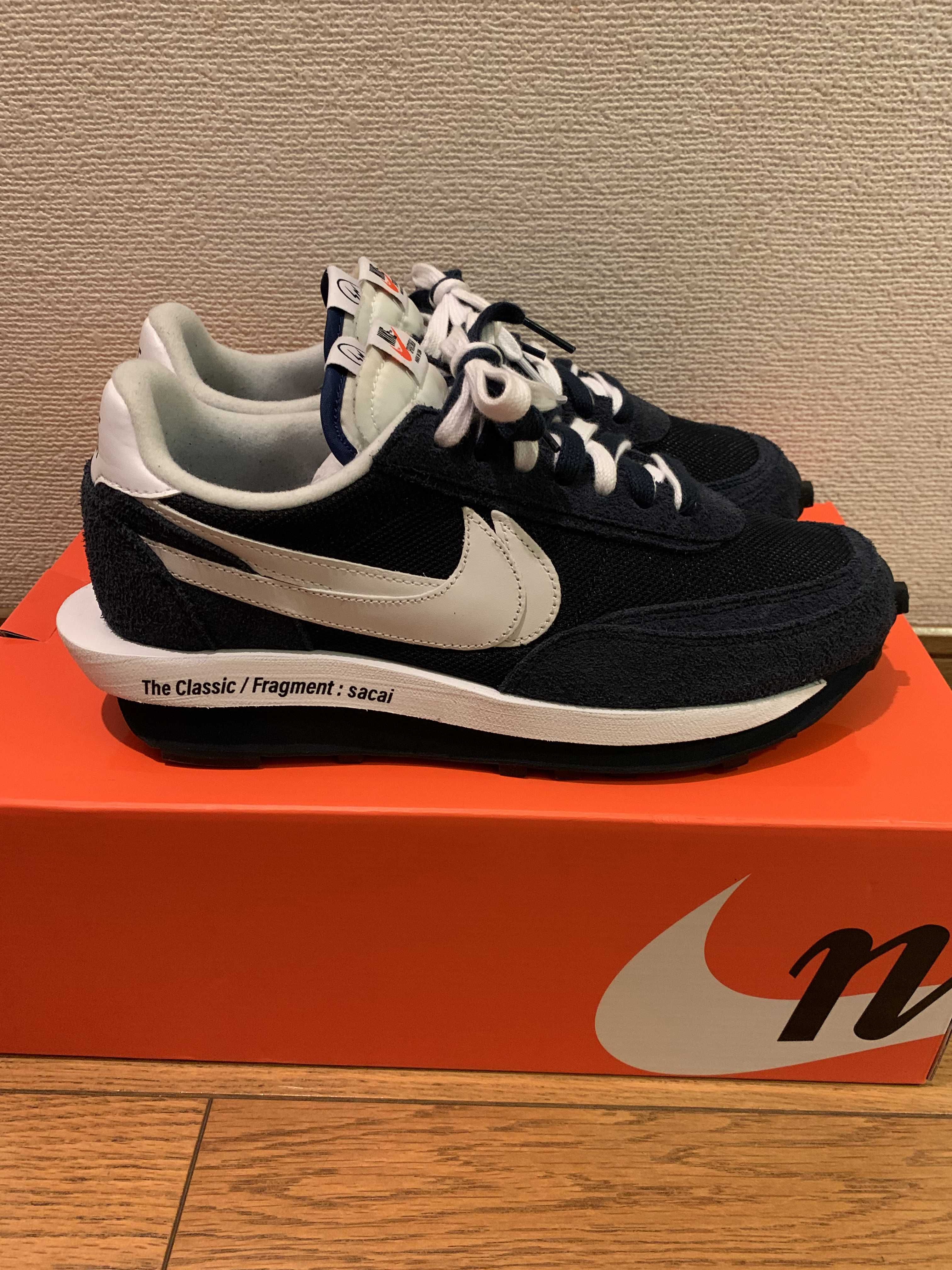 Fragment × sacai × Nike LD Waffle "Blackended Blue"