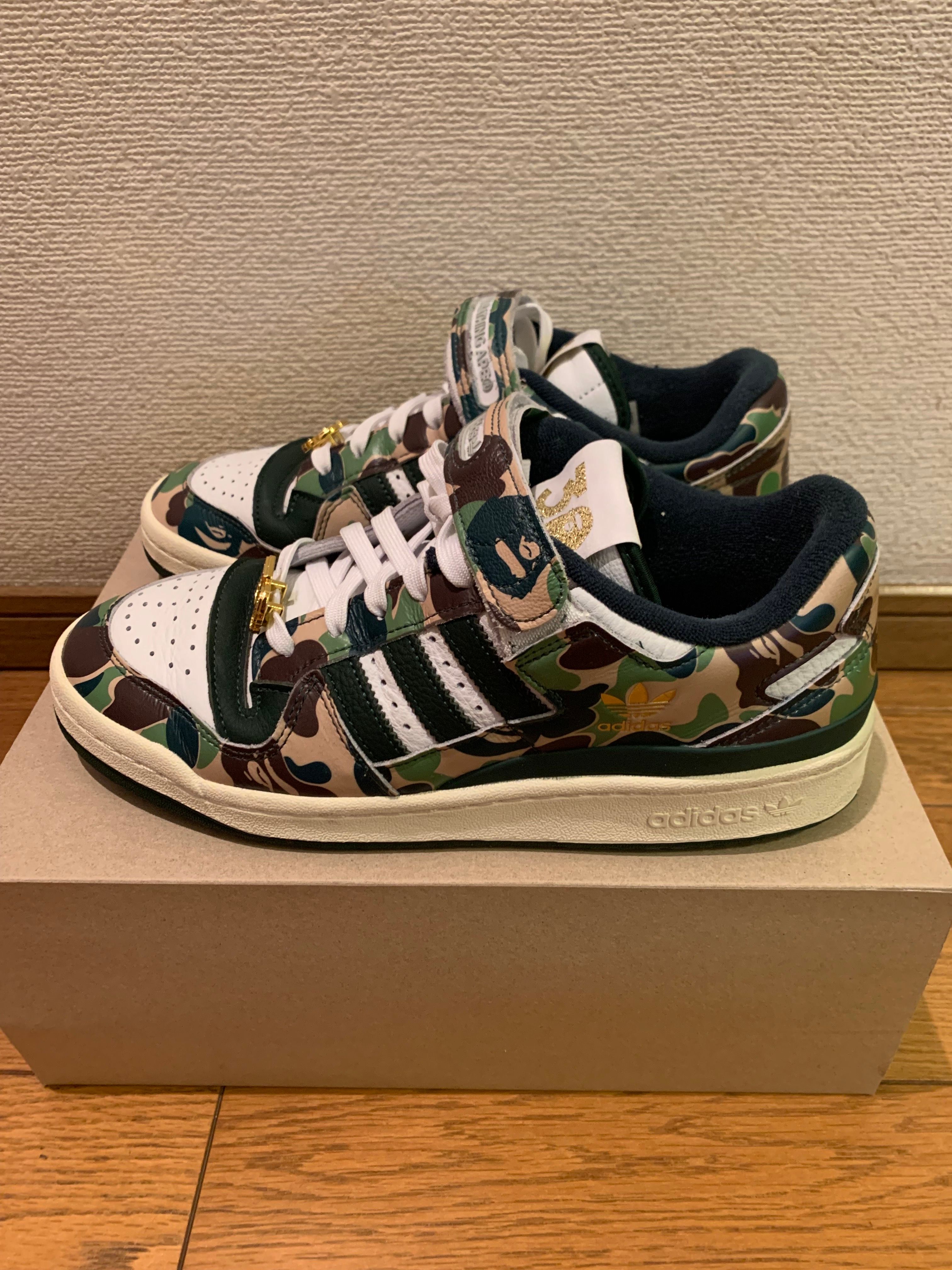 A BATHING APE × adidas Forum 84 Low 30th Anniversary "Green Camo"