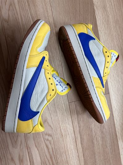 Travis Scott × Nike Women's Air Jordan 1 Retro Low OG "Canary"